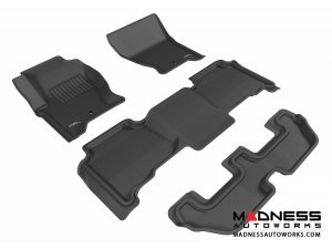 Land Rover LR4 Floor Mats (Set of 4) - Black by 3D MAXpider